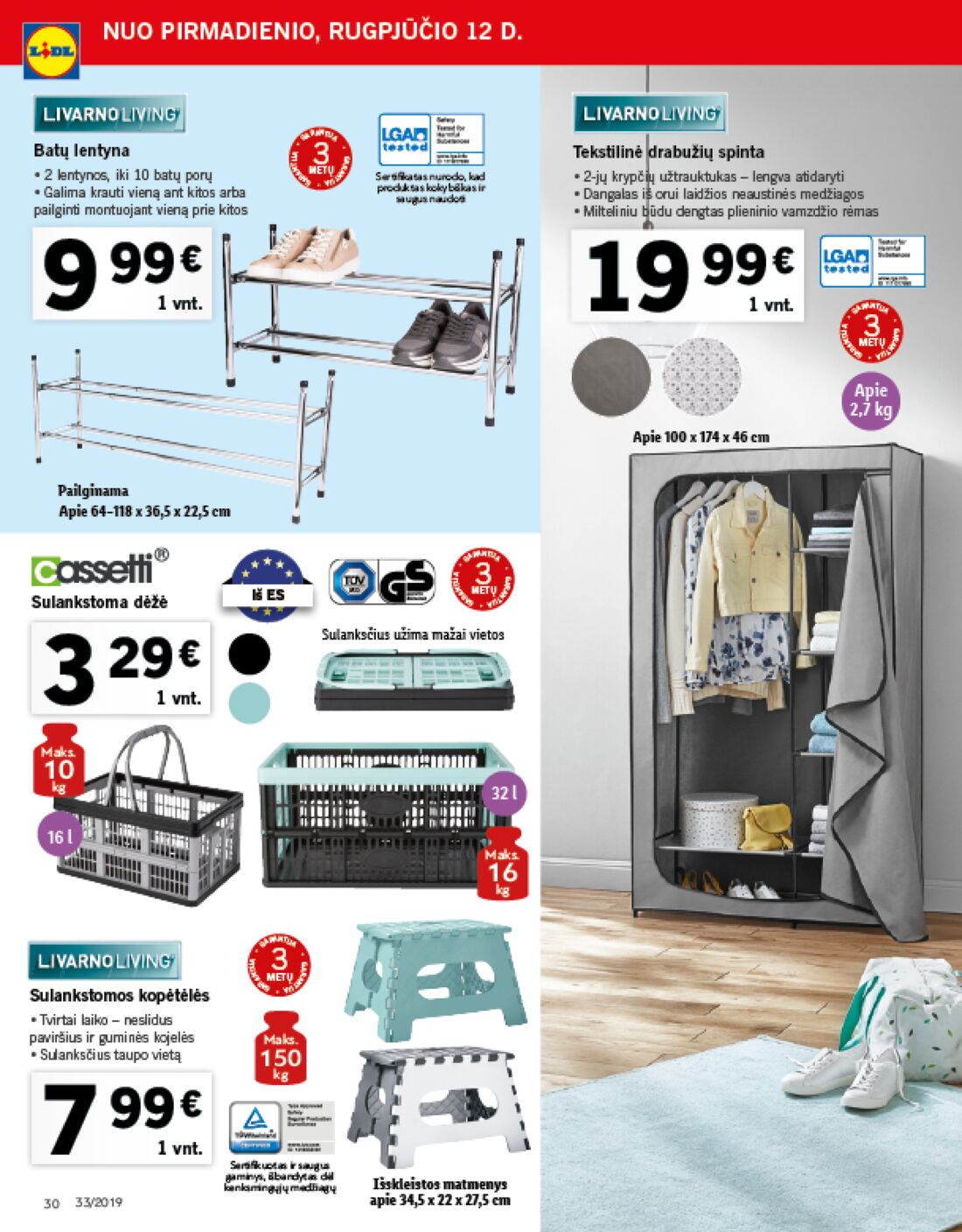 Lidl savaitinis leidinys akcijos nuo 
  2019-08-12 iki 
  2019-08-18 | Leidinukas.lt puslapis 30