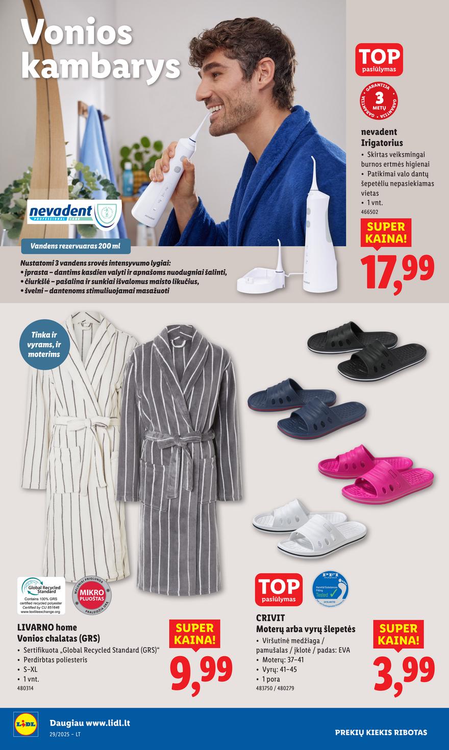 Lidl ne maisto leidinys akcijos nuo 
  2025-07-14 iki 
  2025-07-20 | Leidinukas.lt puslapis 4