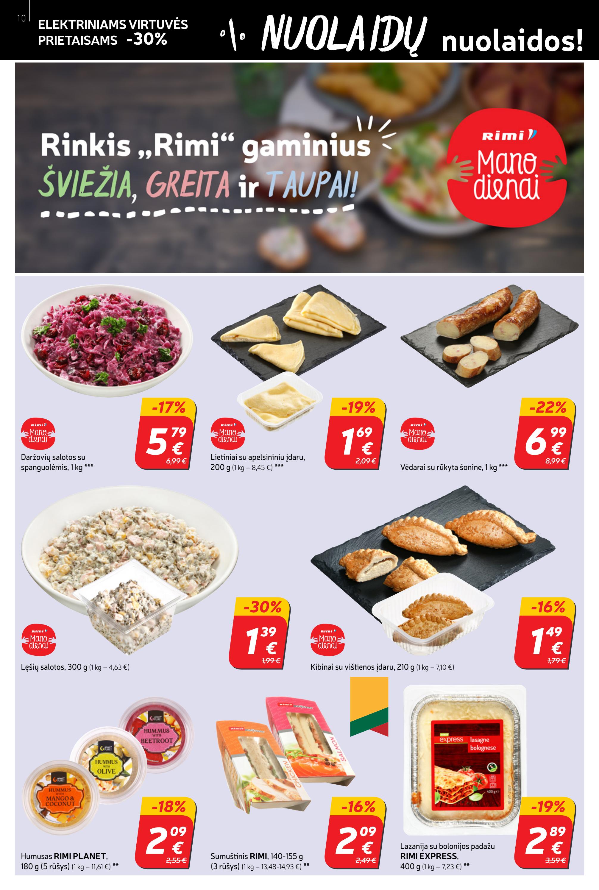 Rimi savaitinis leidinys akcijos nuo 
  2023-01-17 iki 
  2023-01-23 | Leidinukas.lt puslapis 10