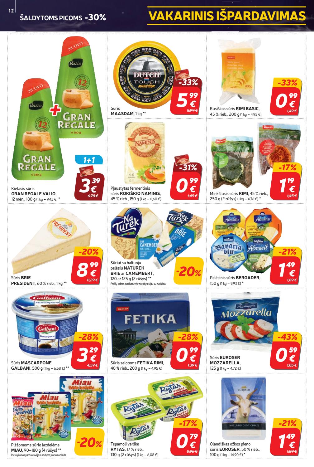 Rimi savaitinis leidinys akcijos nuo 
  2020-03-17 iki 
  2020-03-23 | Leidinukas.lt puslapis 12