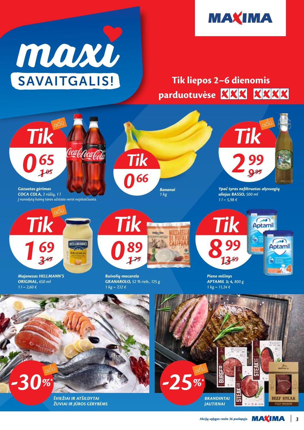 Maxima kaininis leidinys akcijos nuo 
  2020-06-30 iki 
  2020-07-06 | Leidinukas.lt puslapis 3