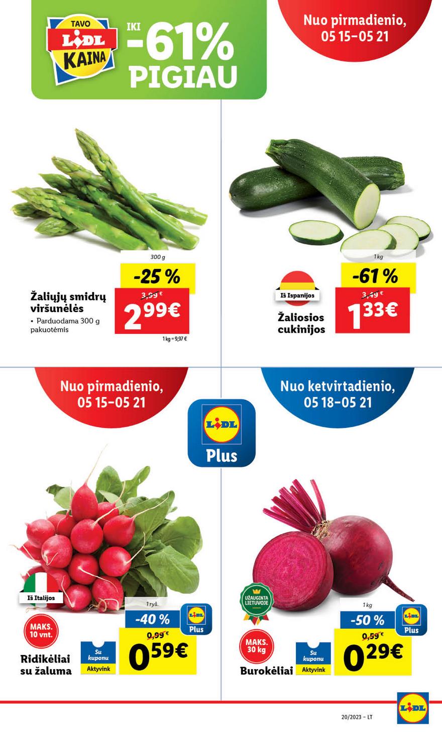 Lidl maisto prekių pasiūlymai akcijos nuo 
  2023-05-15 iki 
  2023-05-21 | Leidinukas.lt puslapis 7