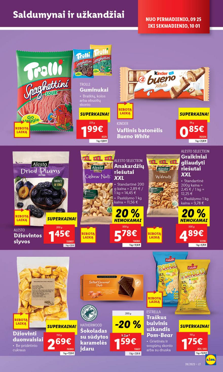 Lidl pasiūlymai akcijos nuo 
  2023-09-25 iki 
  2023-10-01 | Leidinukas.lt puslapis 26