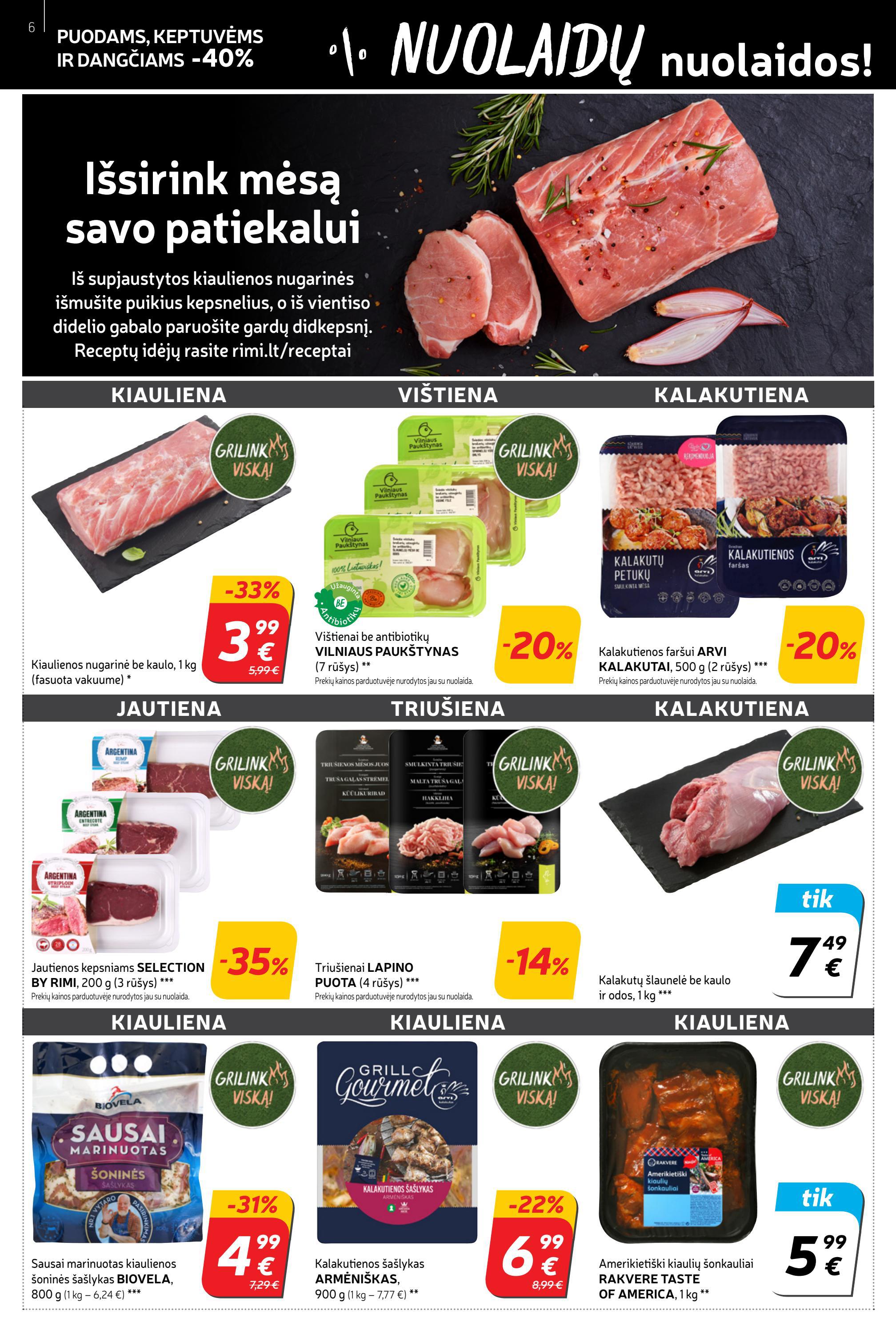 Rimi savaitinis leidinys akcijos nuo 
  2022-05-17 iki 
  2022-05-23 | Leidinukas.lt puslapis 6