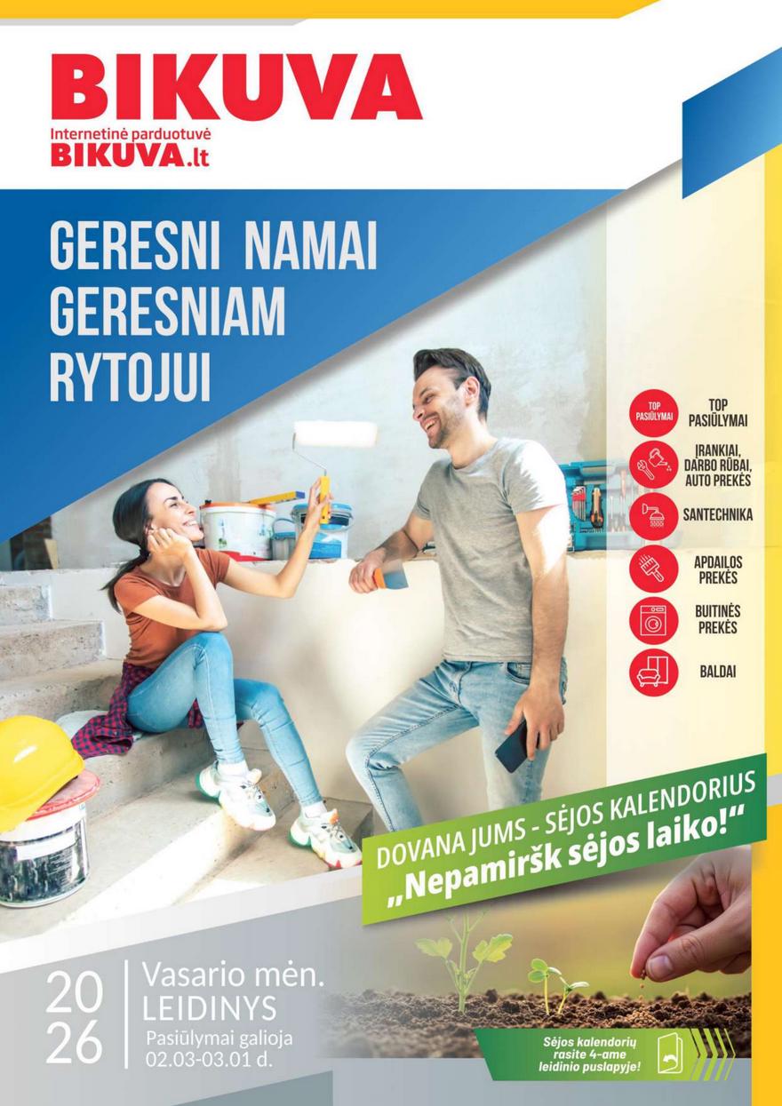 Bikuva nuolaidos akcijos nuo 
  2026-02-03 iki 
  2026-03-01 | Leidinukas.lt puslapis 1