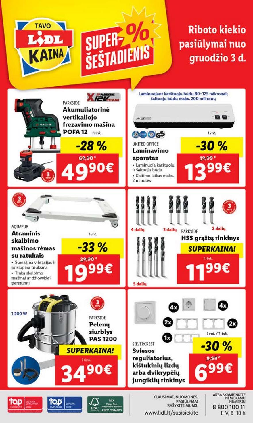 Lidl pasiūlymai akcijos nuo 
  2022-11-28 iki 
  2022-12-04 | Leidinukas.lt puslapis 34