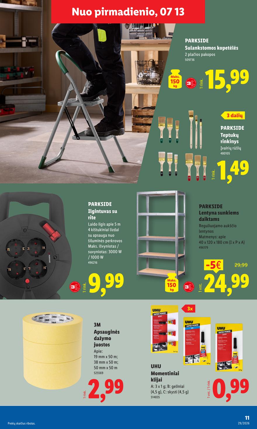 Lidl leidinys akcijos nuo 
  2026-07-13 iki 
  2026-07-19 | Leidinukas.lt puslapis 11