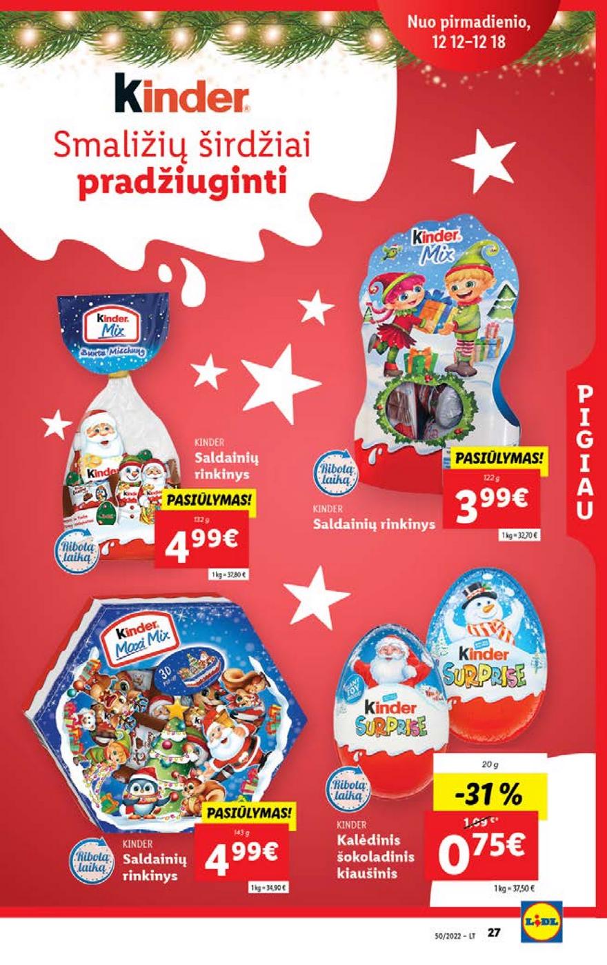 Lidl pasiūlymai akcijos nuo 
  2022-12-12 iki 
  2022-12-18 | Leidinukas.lt puslapis 27