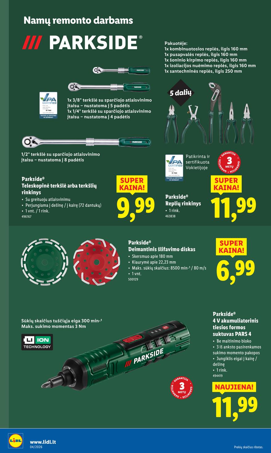 Lidl leidinys akcijos nuo 
  2026-01-19 iki 
  2026-01-25 | Leidinukas.lt puslapis 24