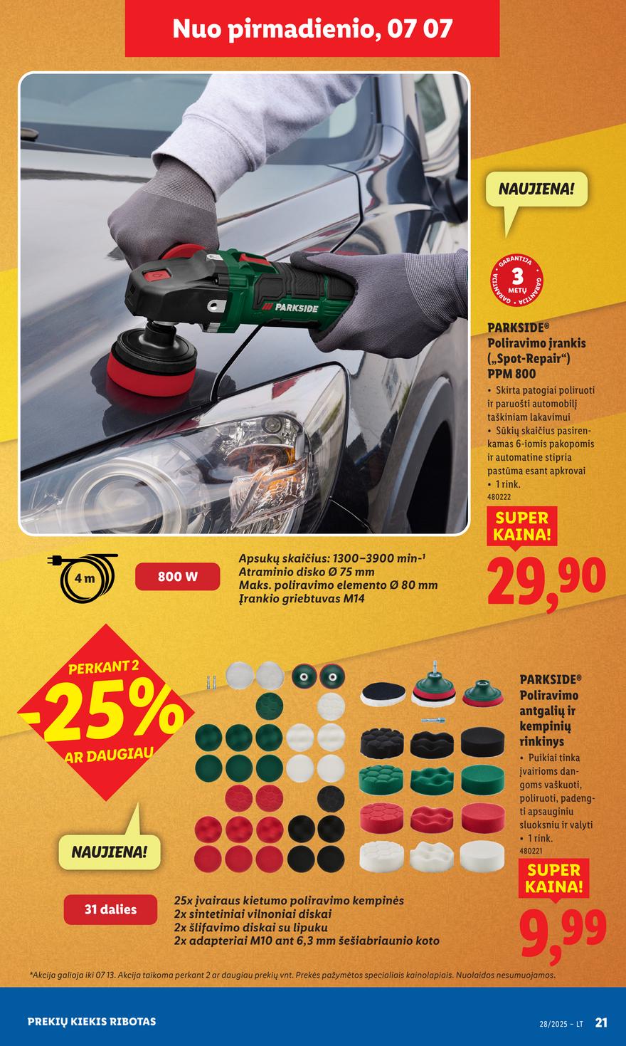 Lidl ne maisto leidinys akcijos nuo 
  2025-07-07 iki 
  2025-07-13 | Leidinukas.lt puslapis 21