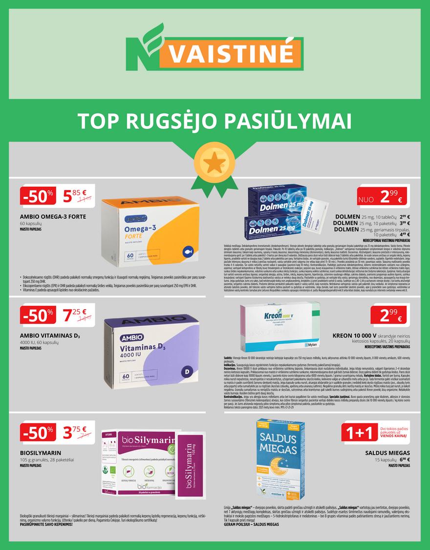 Norfos vaistinės leidinys akcijos nuo 
  2022-09-01 iki 
  2022-09-30 | Leidinukas.lt puslapis 1