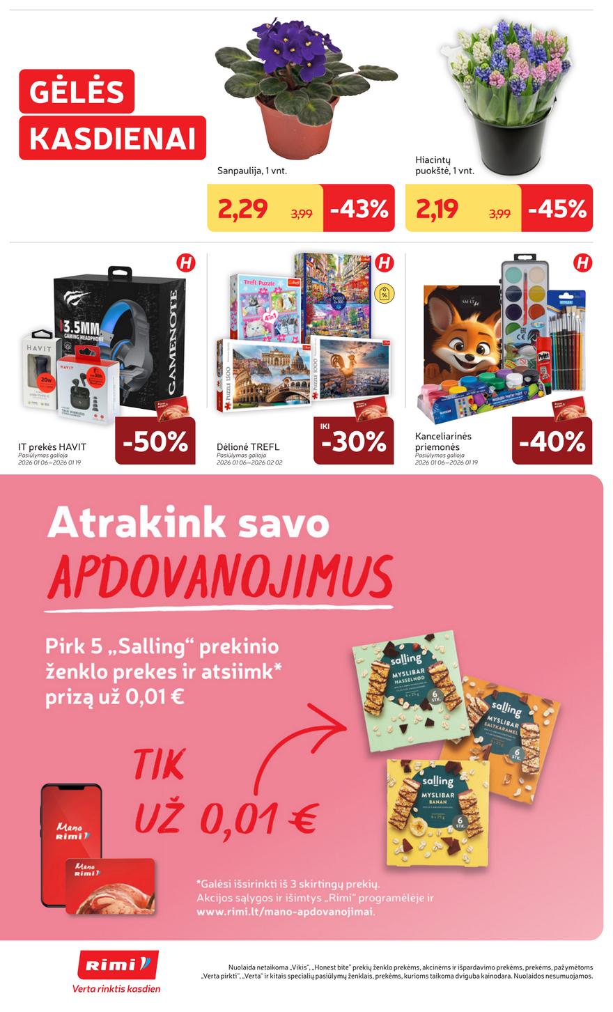Rimi leidinys akcijos nuo 
  2026-01-06 iki 
  2026-01-12 | Leidinukas.lt puslapis 28