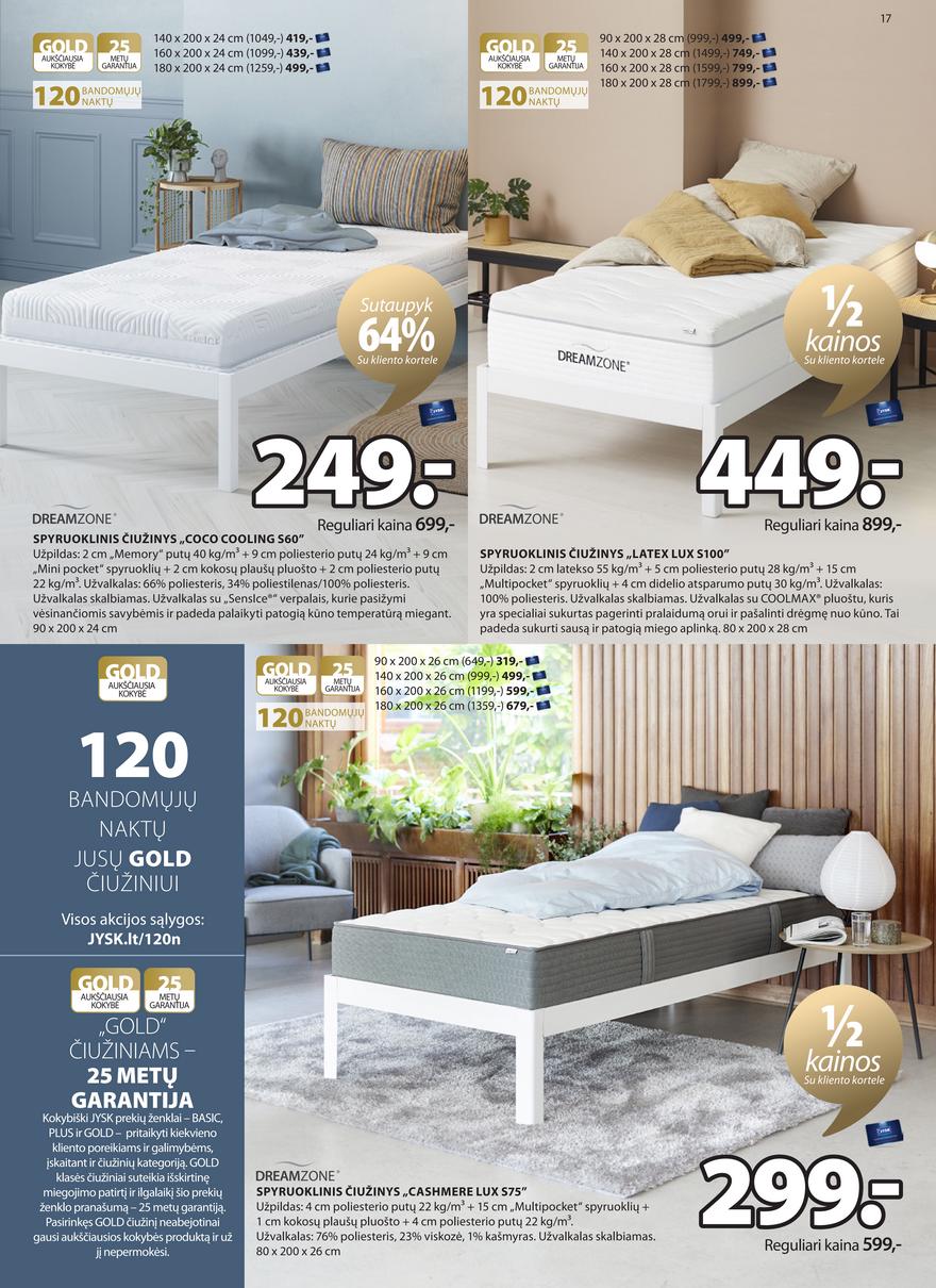 Jysk leidinys akcijos nuo 
  2023-06-01 iki 
  2023-06-14 | Leidinukas.lt puslapis 18