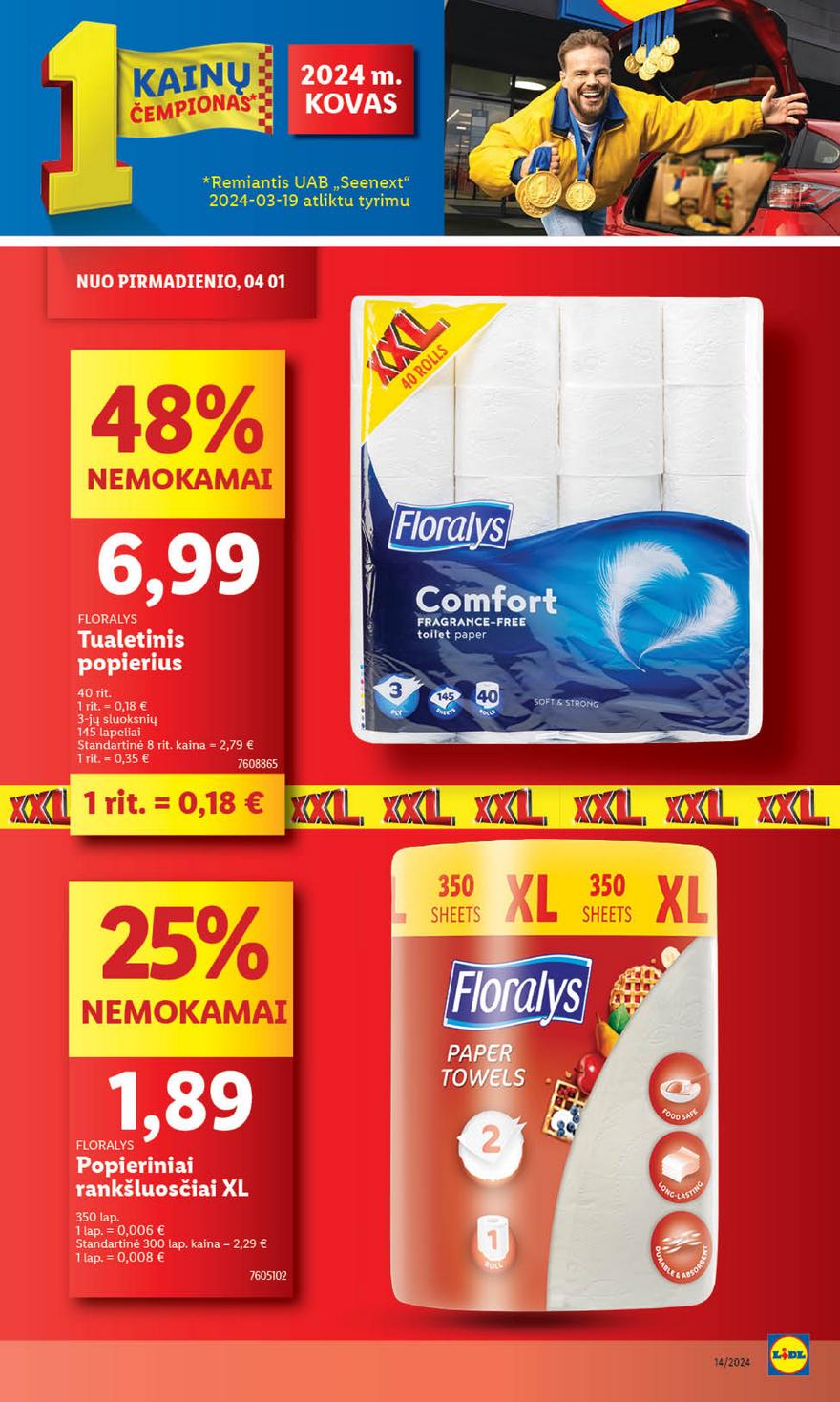 Lidl leidinys akcijos nuo 
  2024-04-01 iki 
  2024-04-07 | Leidinukas.lt puslapis 12