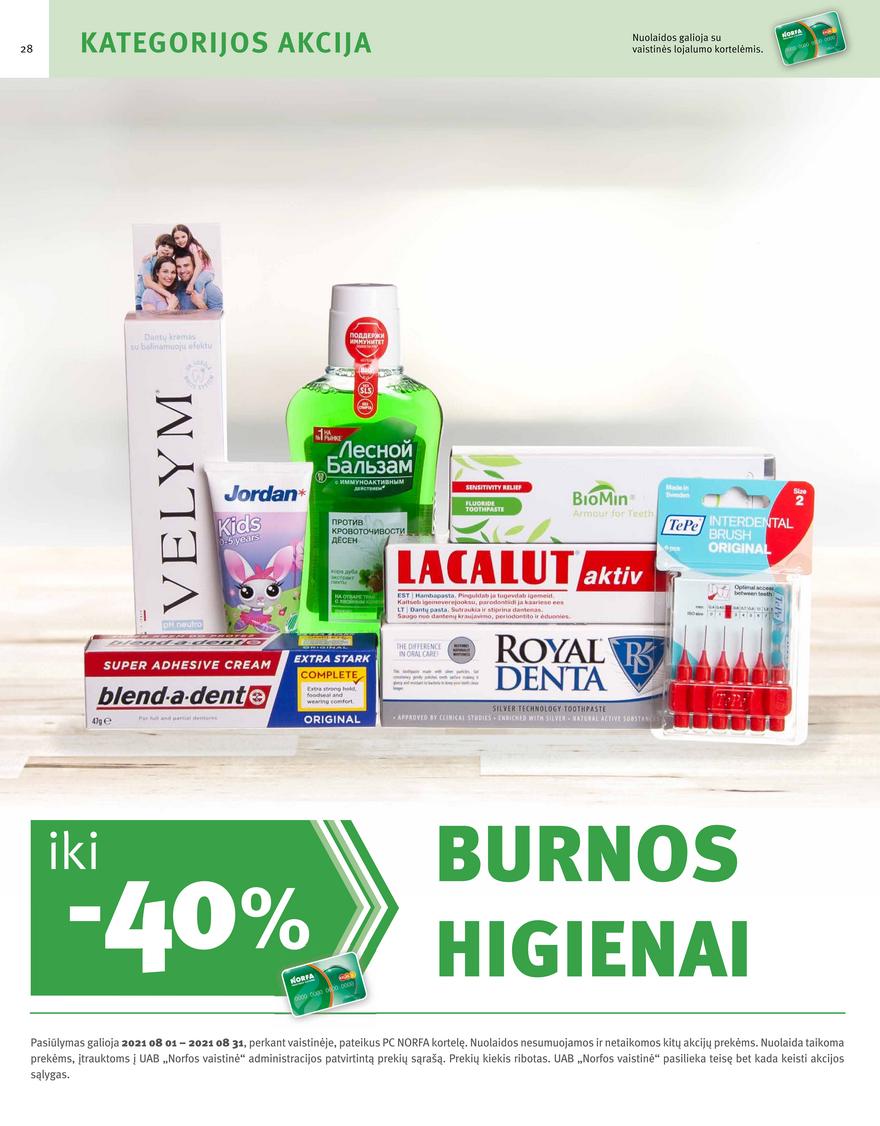 Norfos vaistinės leidinys akcijos nuo
2021-08-01 iki
2021-08-31 | Leidinukas.lt puslapis 28