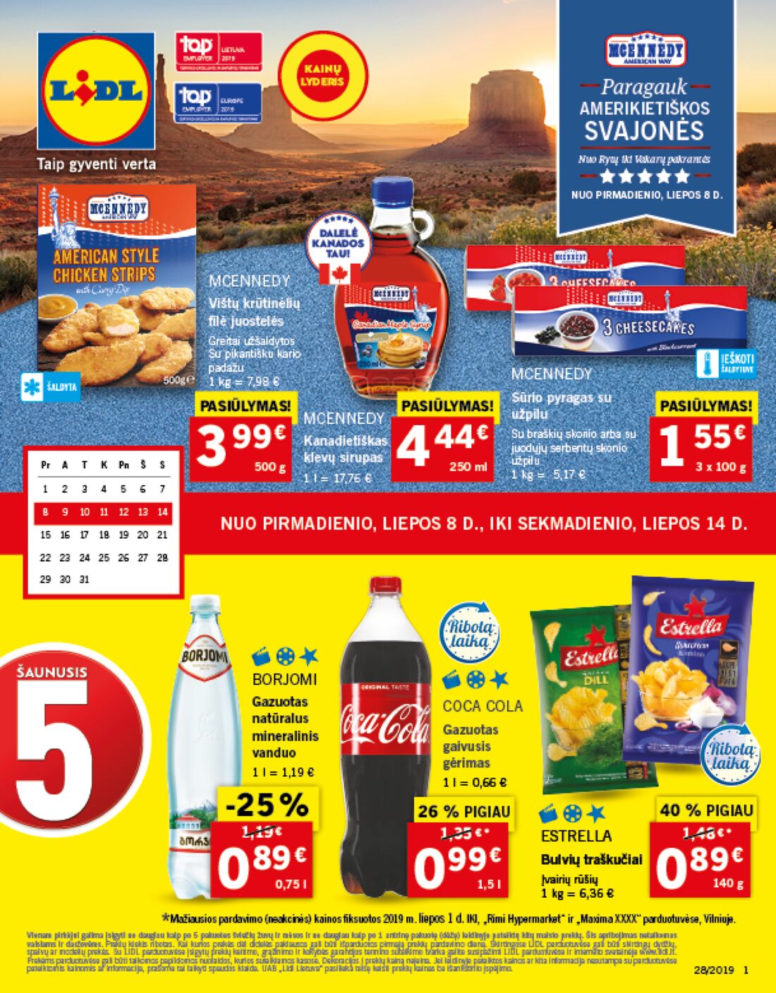 Lidl savaitinis leidinys akcijos nuo 
  2019-07-08 iki 
  2019-07-14 | Leidinukas.lt puslapis 1