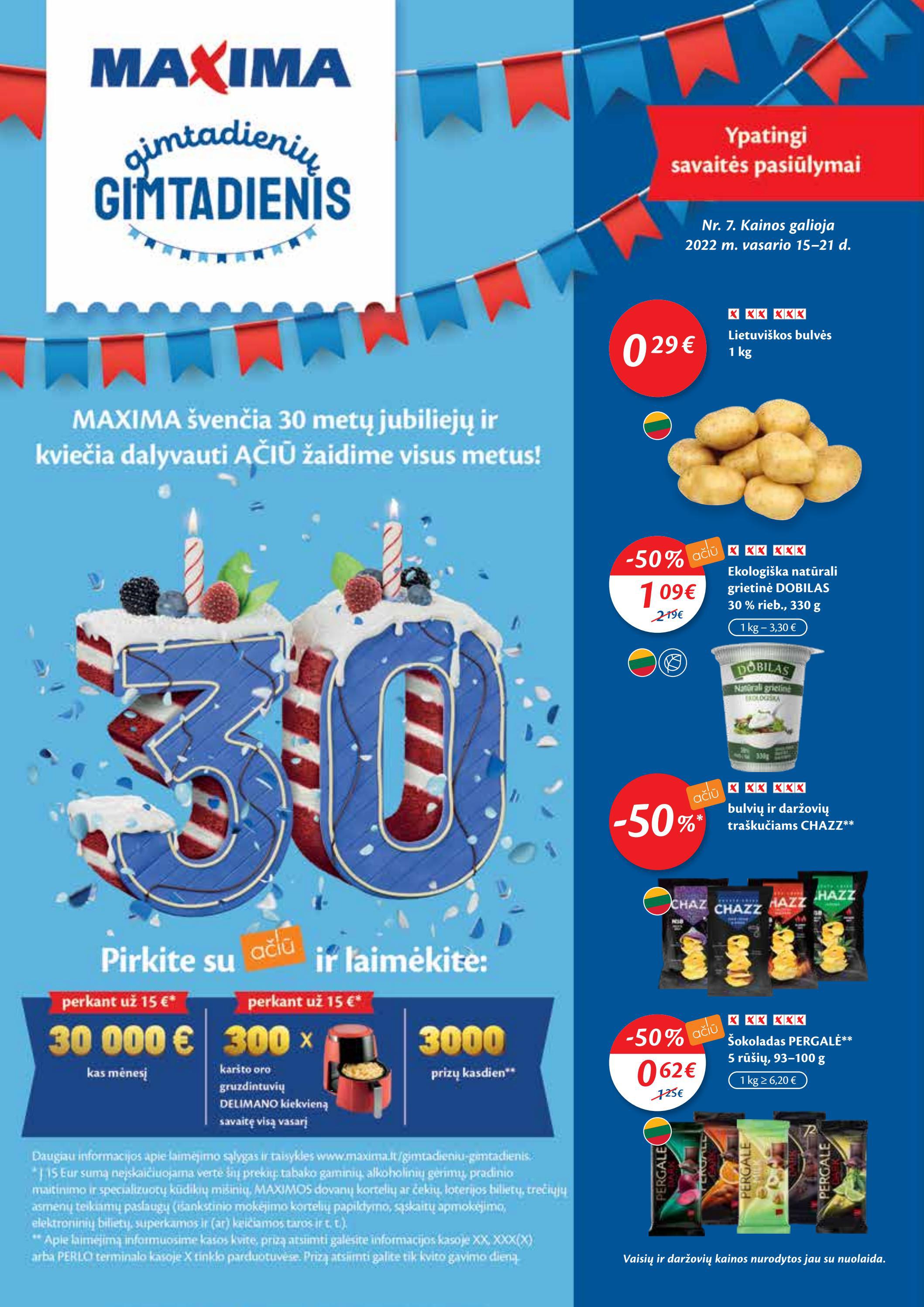 Maxima kaininis leidinys akcijos nuo
2022-02-15 iki
2022-02-21 | Leidinukas.lt puslapis 1