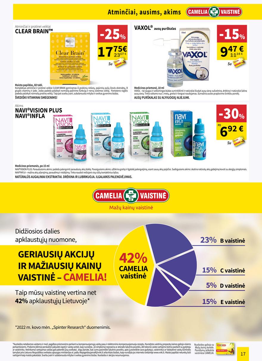 Camelia birželio leidinys akcijos nuo
2022-06-01 iki
2022-06-30 | Leidinukas.lt puslapis 17
