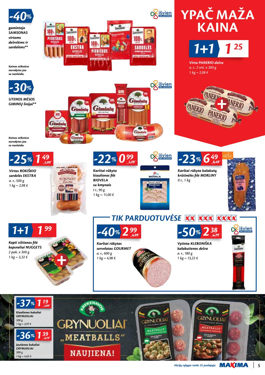 Maxima kaininis leidinys akcijos nuo 
  2020-11-10 iki 
  2020-11-16 | Leidinukas.lt puslapis 5