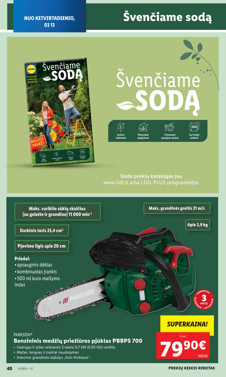 Lidl ne maisto leidinys akcijos nuo 
  2025-03-10 iki 
  2025-03-16 | Leidinukas.lt puslapis 42