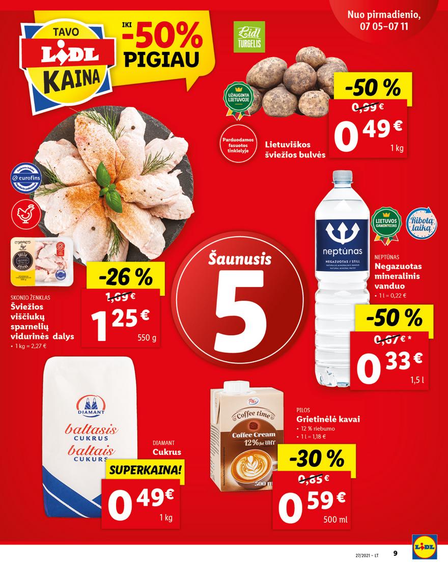 Lidl maisto prekių pasiūlymai akcijos nuo 
  2021-07-05 iki 
  2021-07-11 | Leidinukas.lt puslapis 9