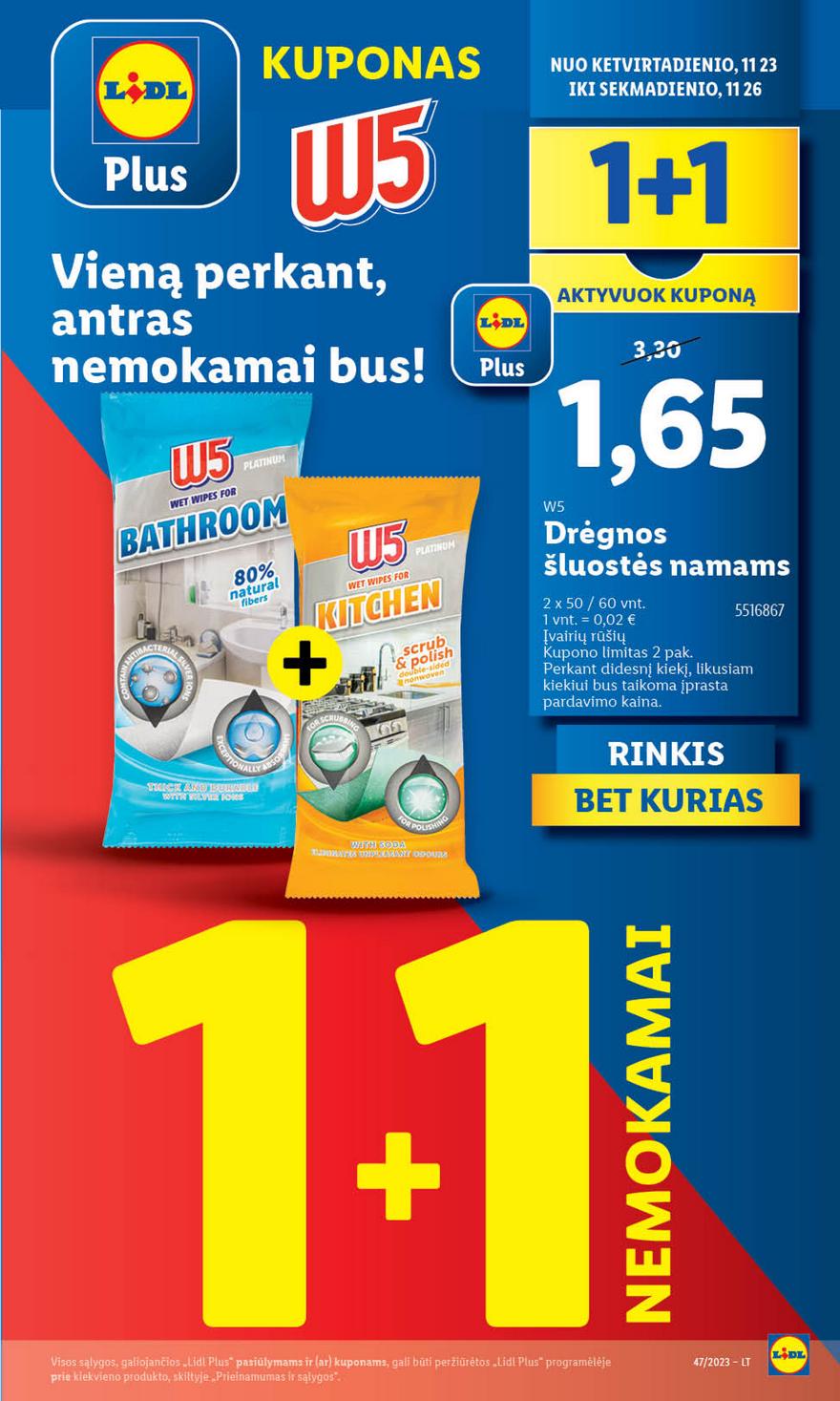 Lidl pasiūlymai akcijos nuo 
  2023-11-20 iki 
  2023-11-26 | Leidinukas.lt puslapis 3