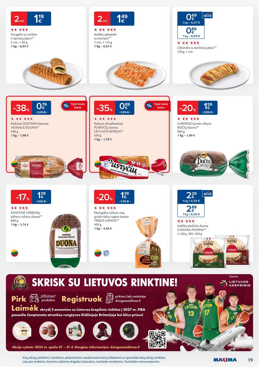 Maxima leidinukas akcijos nuo 
  2025-10-07 iki 
  2025-10-13 | Leidinukas.lt puslapis 19