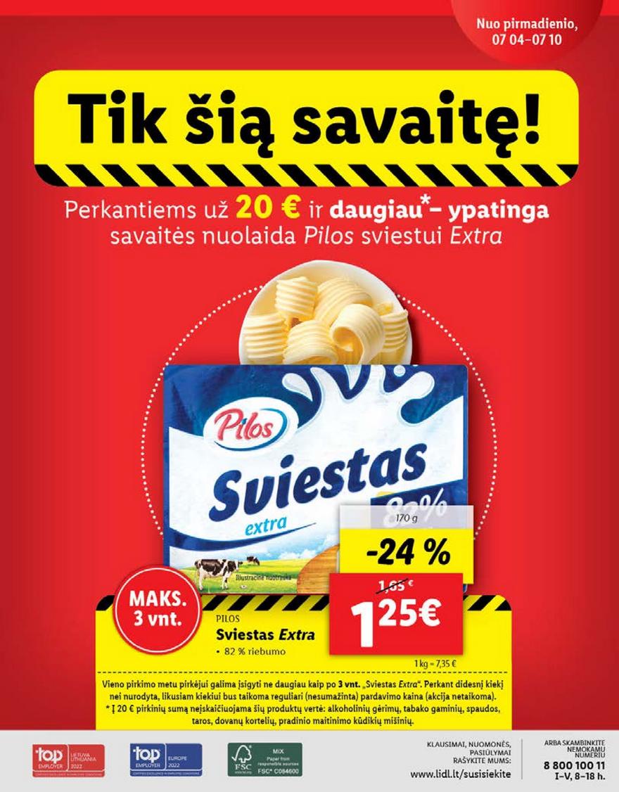Lidl maisto prekių pasiūlymai akcijos nuo 
  2022-07-04 iki 
  2022-07-10 | Leidinukas.lt puslapis 40
