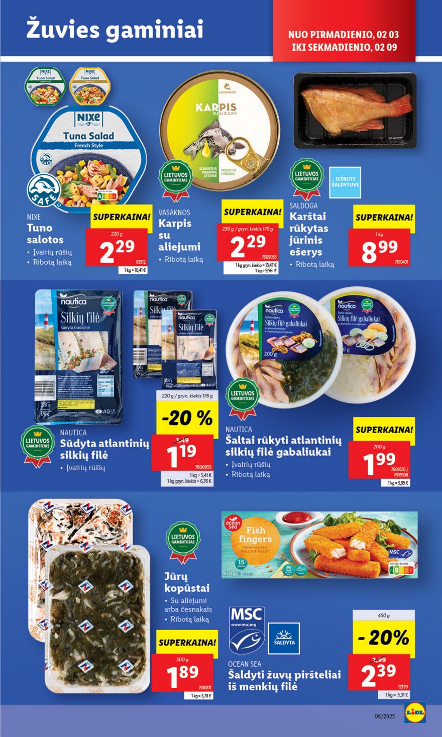 Lidl leidinys naujas akcijos nuo 
  2025-02-03 iki 
  2025-02-09 | Leidinukas.lt puslapis 23