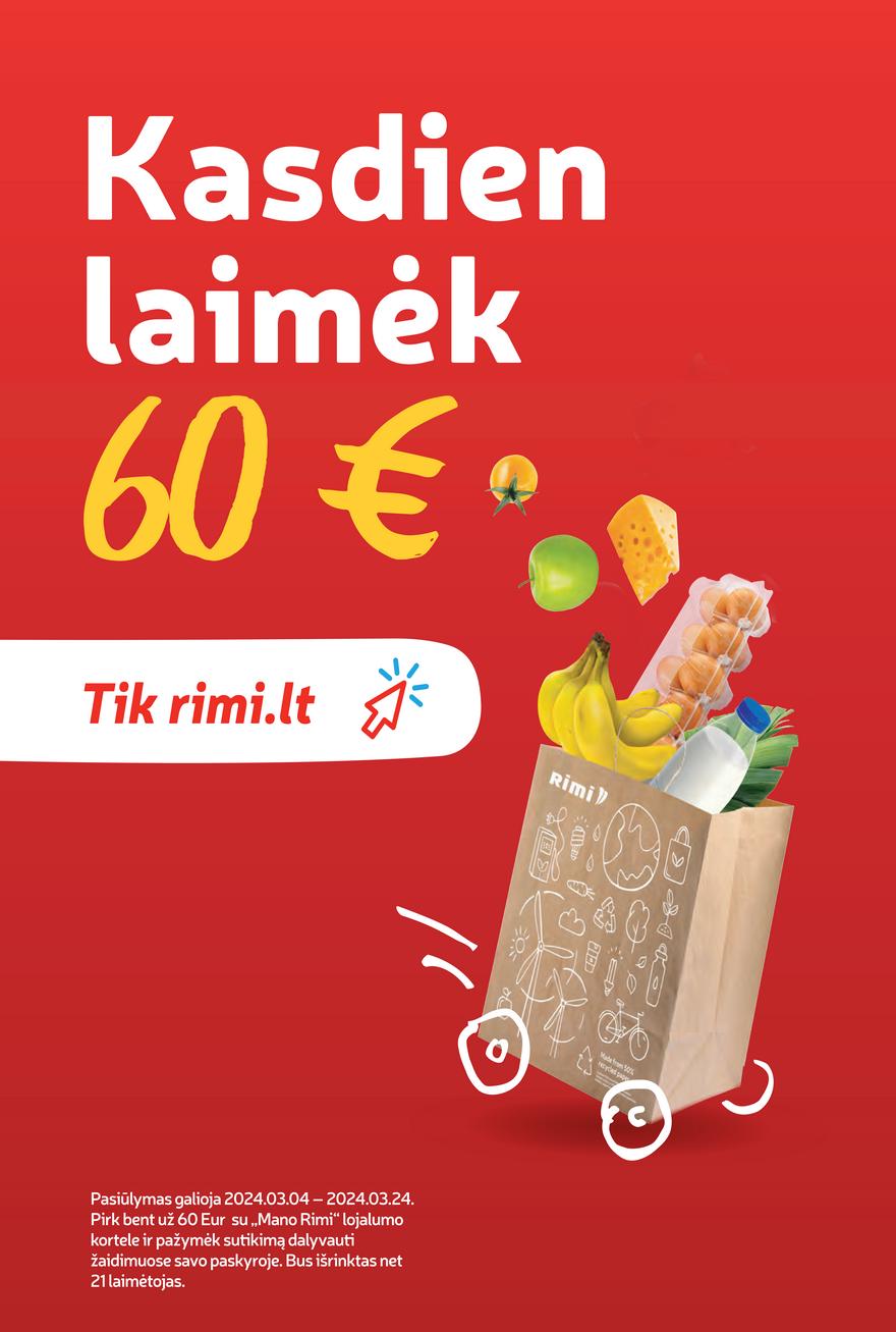 Rimi savaitinis leidinys 11 akcijos nuo 
  2024-03-12 iki 
  2024-03-18 | Leidinukas.lt puslapis 31