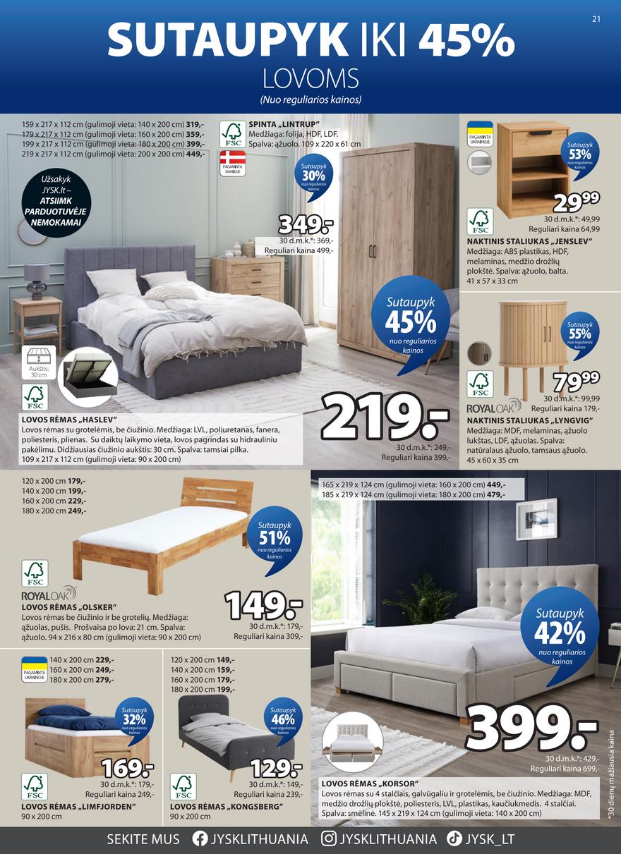 Jysk leidinys akcijos nuo 
  2026-06-02 iki 
  2026-06-15 | Leidinukas.lt puslapis 21
