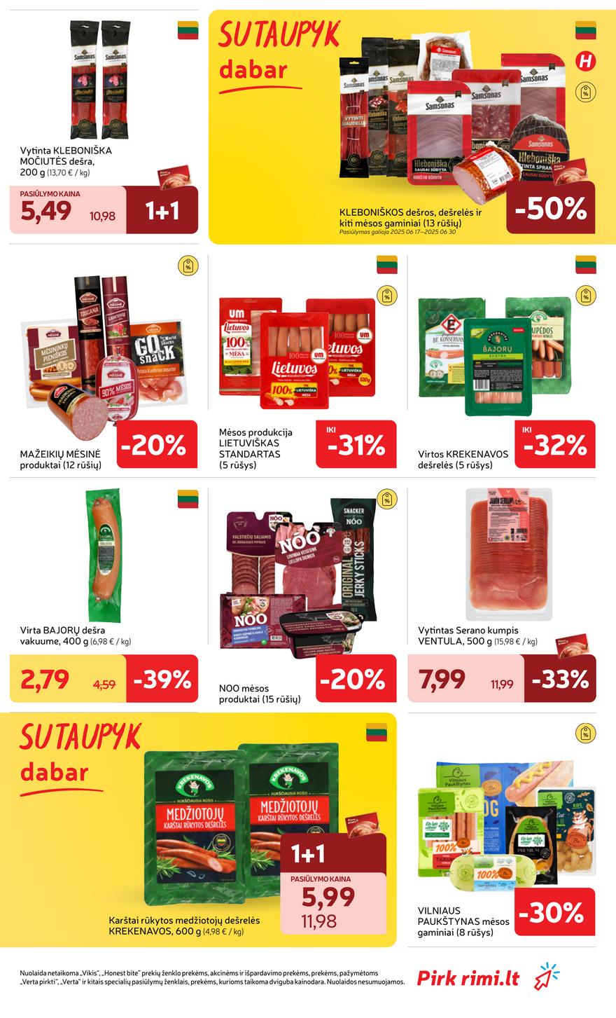 Rimi savaitinis leidinys 26 akcijos nuo 
  2025-06-24 iki 
  2025-06-30 | Leidinukas.lt puslapis 13