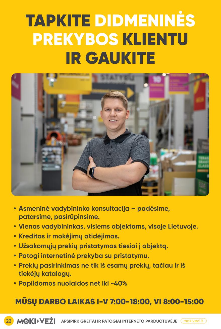 Moki veži leidinys akcijos nuo 
  2023-03-30 iki 
  2023-04-18 | Leidinukas.lt puslapis 22