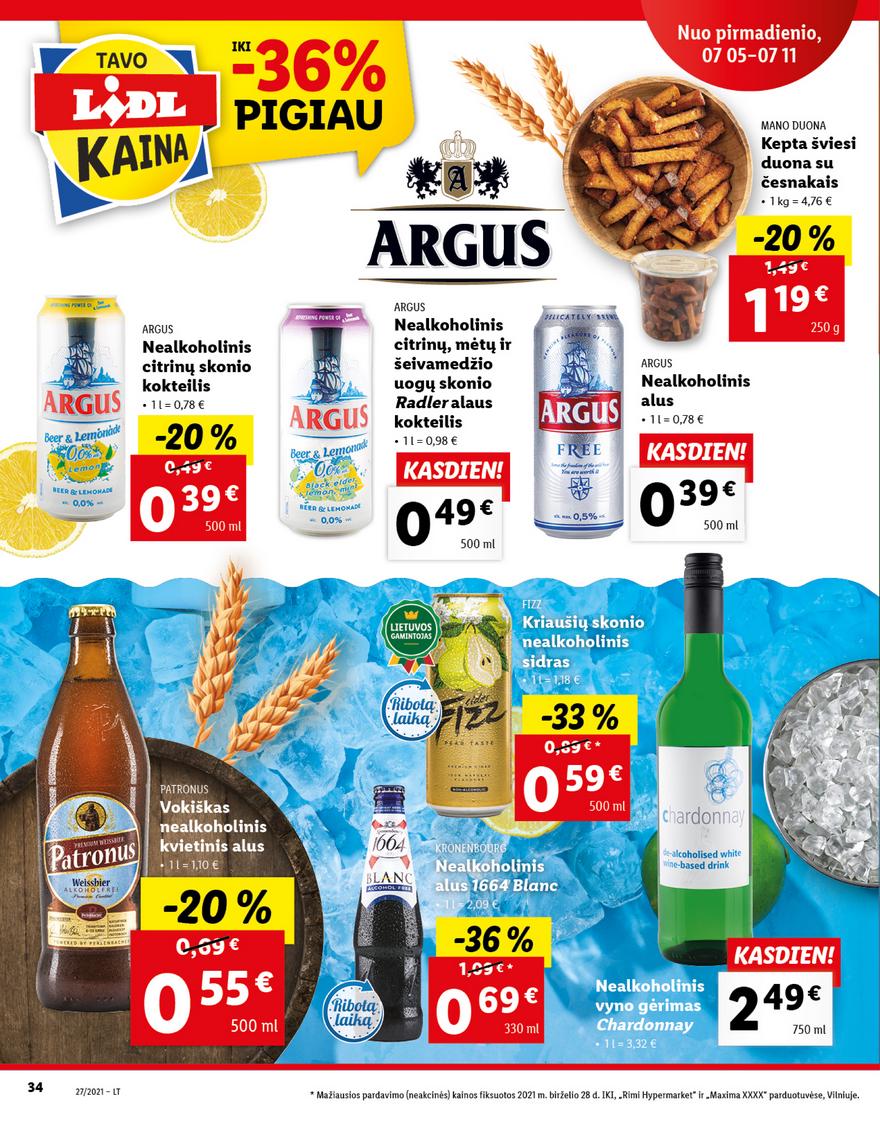 Lidl maisto prekių pasiūlymai akcijos nuo 
  2021-07-05 iki 
  2021-07-11 | Leidinukas.lt puslapis 34