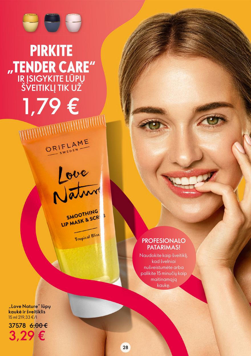 Oriflame katalogas akcijos nuo 
  2023-03-15 iki 
  2023-04-04 | Leidinukas.lt puslapis 28