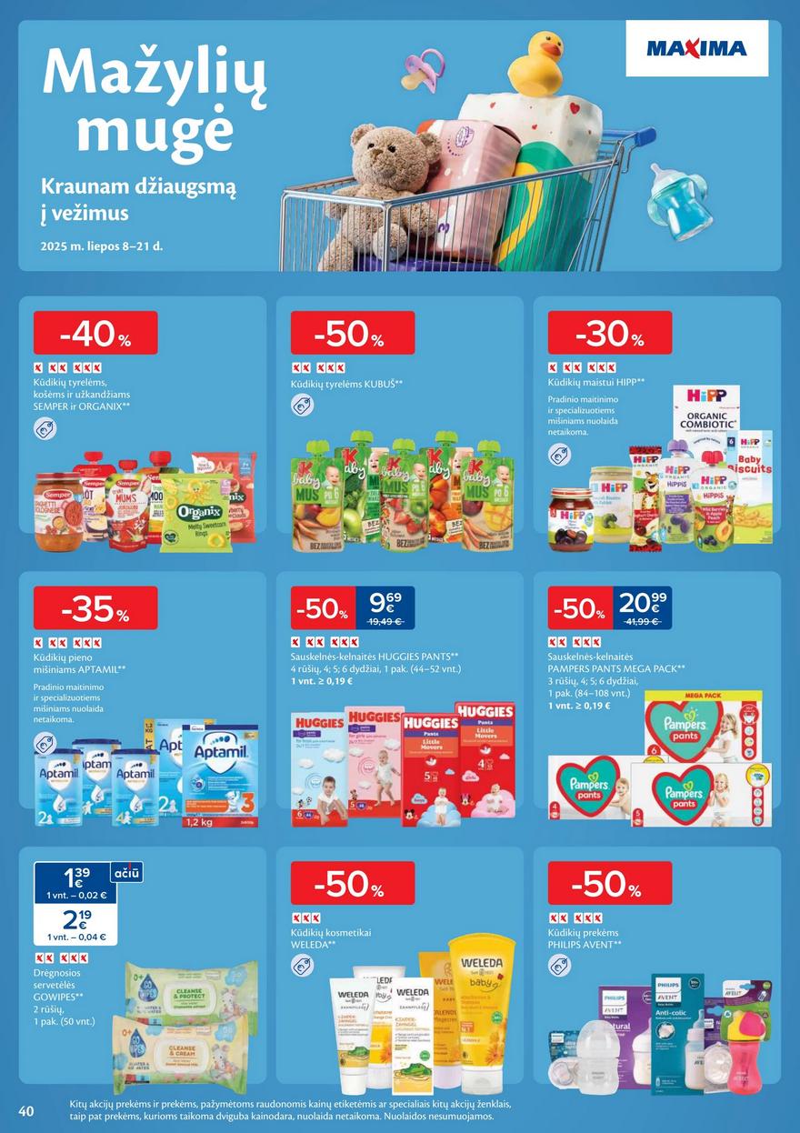 Maxima savaitinis leidinys 29 akcijos nuo 
  2025-07-15 iki 
  2025-07-21 | Leidinukas.lt puslapis 40