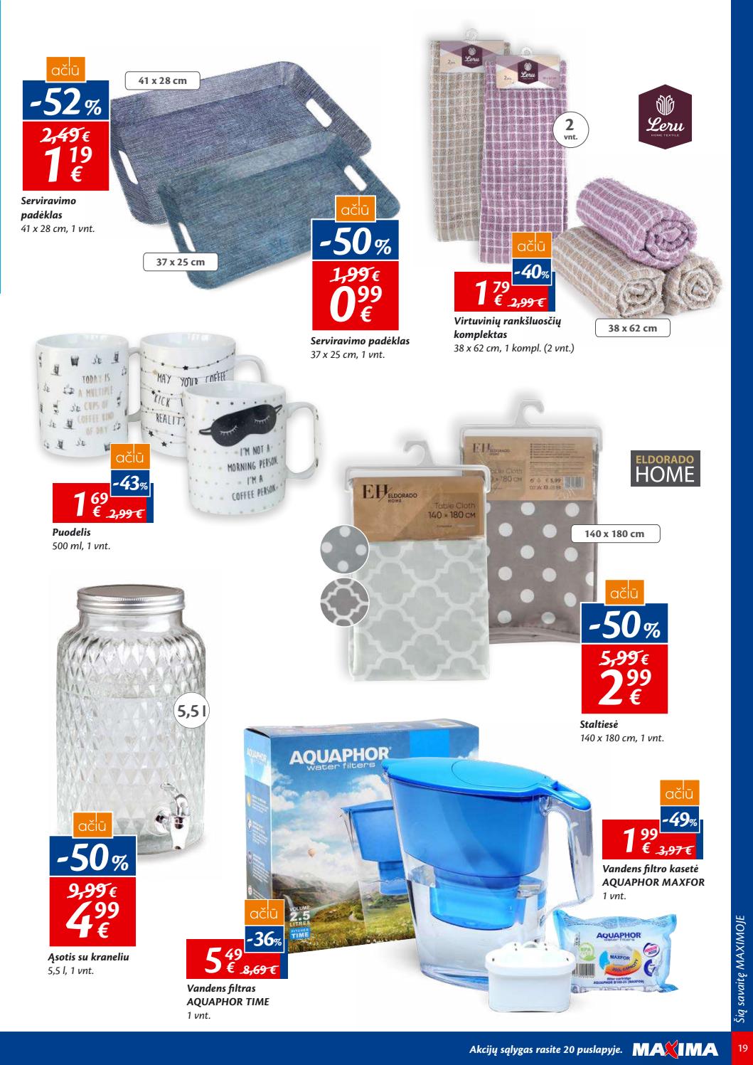 Maxima kaininis leidinys akcijos nuo 
  2019-08-20 iki 
  2019-08-26 | Leidinukas.lt puslapis 19