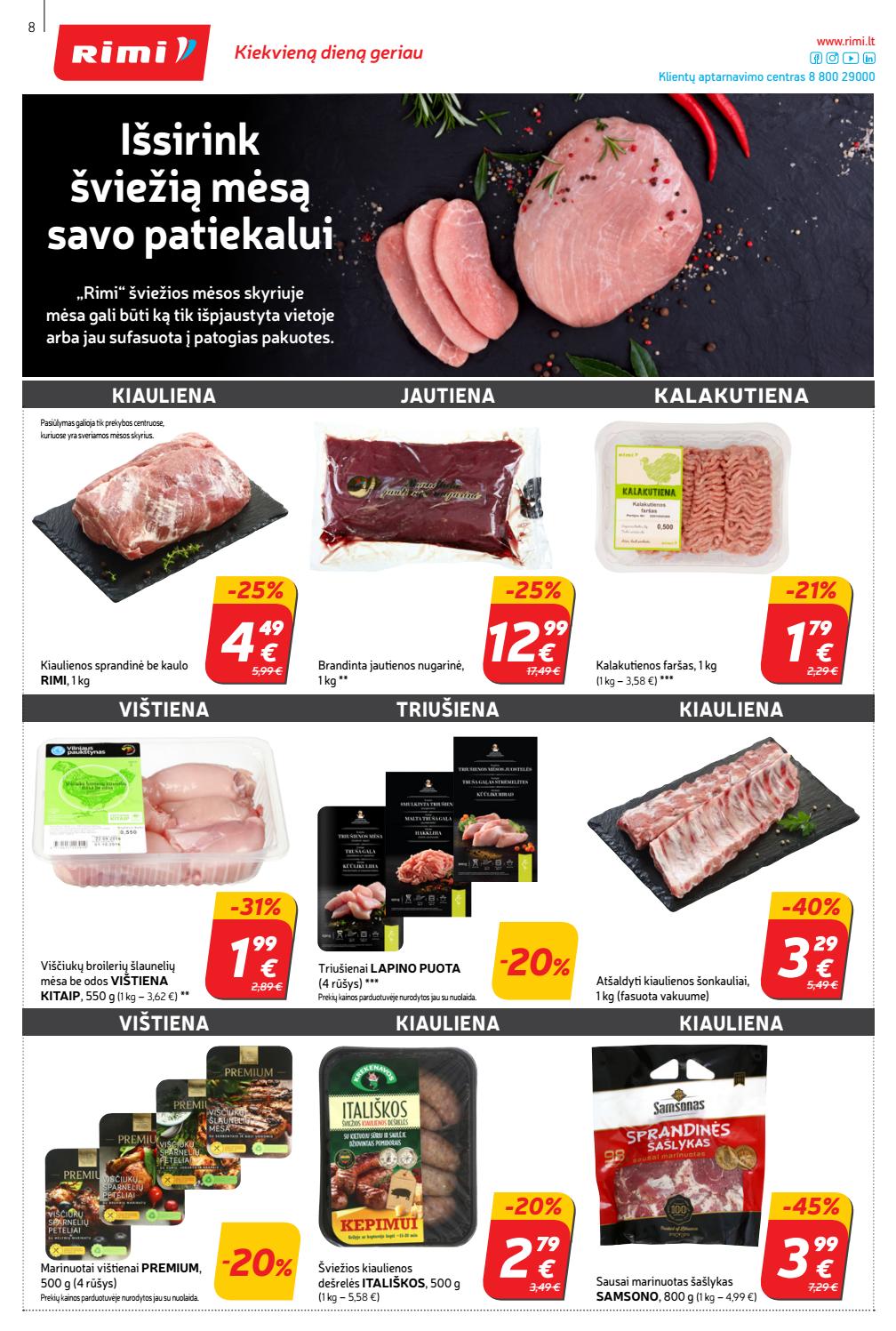 Rimi savaitinis leidinys akcijos nuo 
  2020-06-23 iki 
  2020-06-29 | Leidinukas.lt puslapis 8