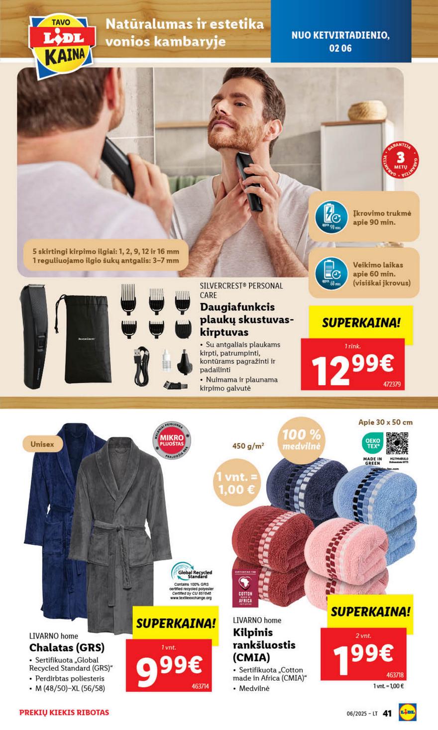 Lidl ne maisto leidinys akcijos nuo 
  2025-02-03 iki 
  2025-02-09 | Leidinukas.lt puslapis 41