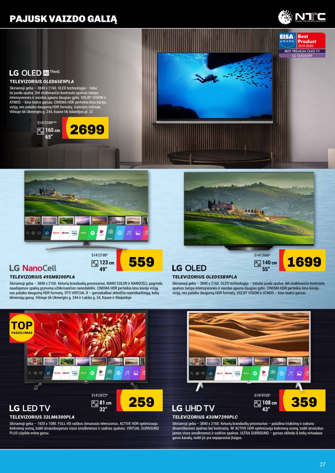 Senukai reklaminis leidinys akcijos nuo 
  2019-10-03 iki 
  2019-11-04 | Leidinukas.lt puslapis 27