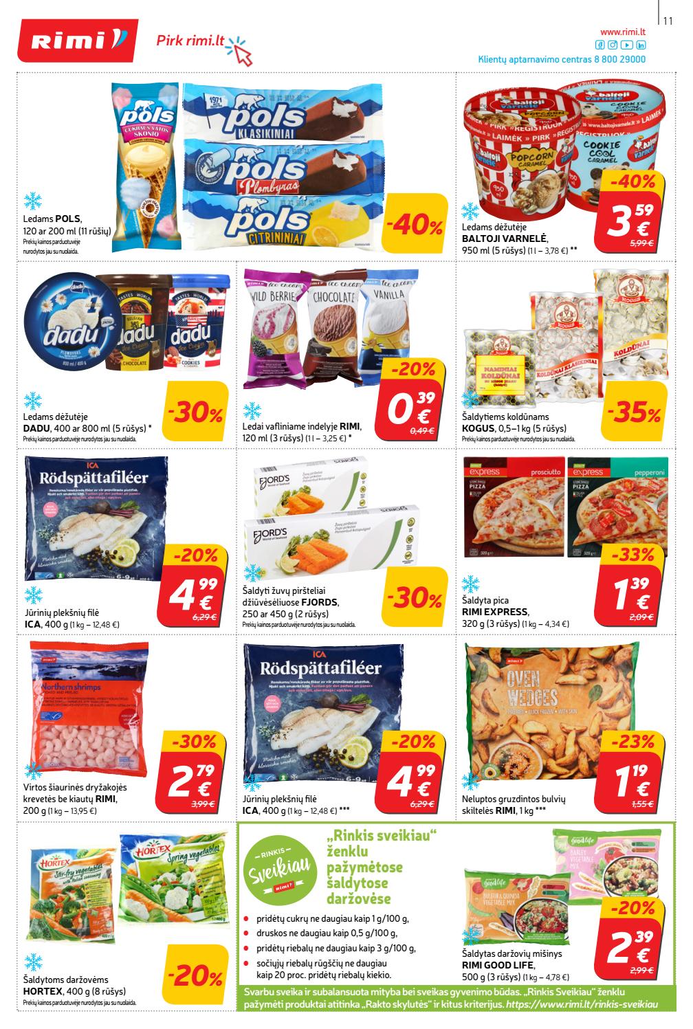 Rimi savaitinis leidinys akcijos nuo 
  2020-10-20 iki 
  2020-10-26 | Leidinukas.lt puslapis 11