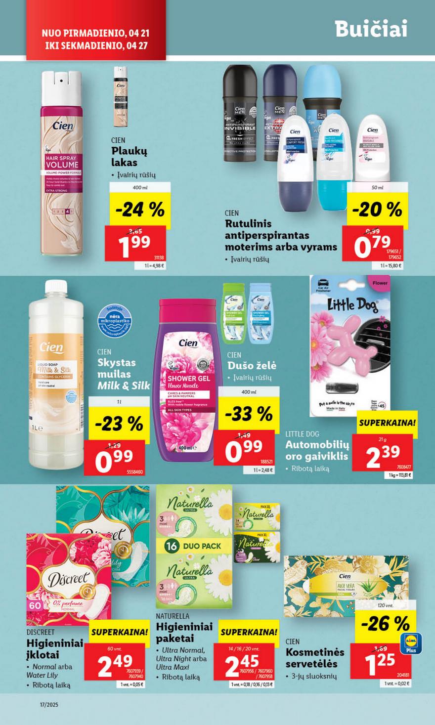Lidl leidinys naujas akcijos nuo 
  2025-04-21 iki 
  2025-04-27 | Leidinukas.lt puslapis 46