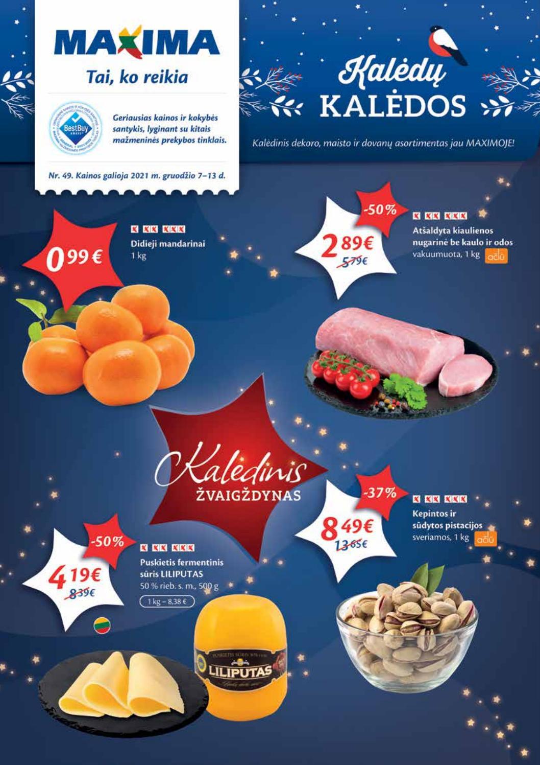 Maxima kaininis leidinys akcijos nuo 
  2021-12-07 iki 
  2021-12-13 | Leidinukas.lt puslapis 1