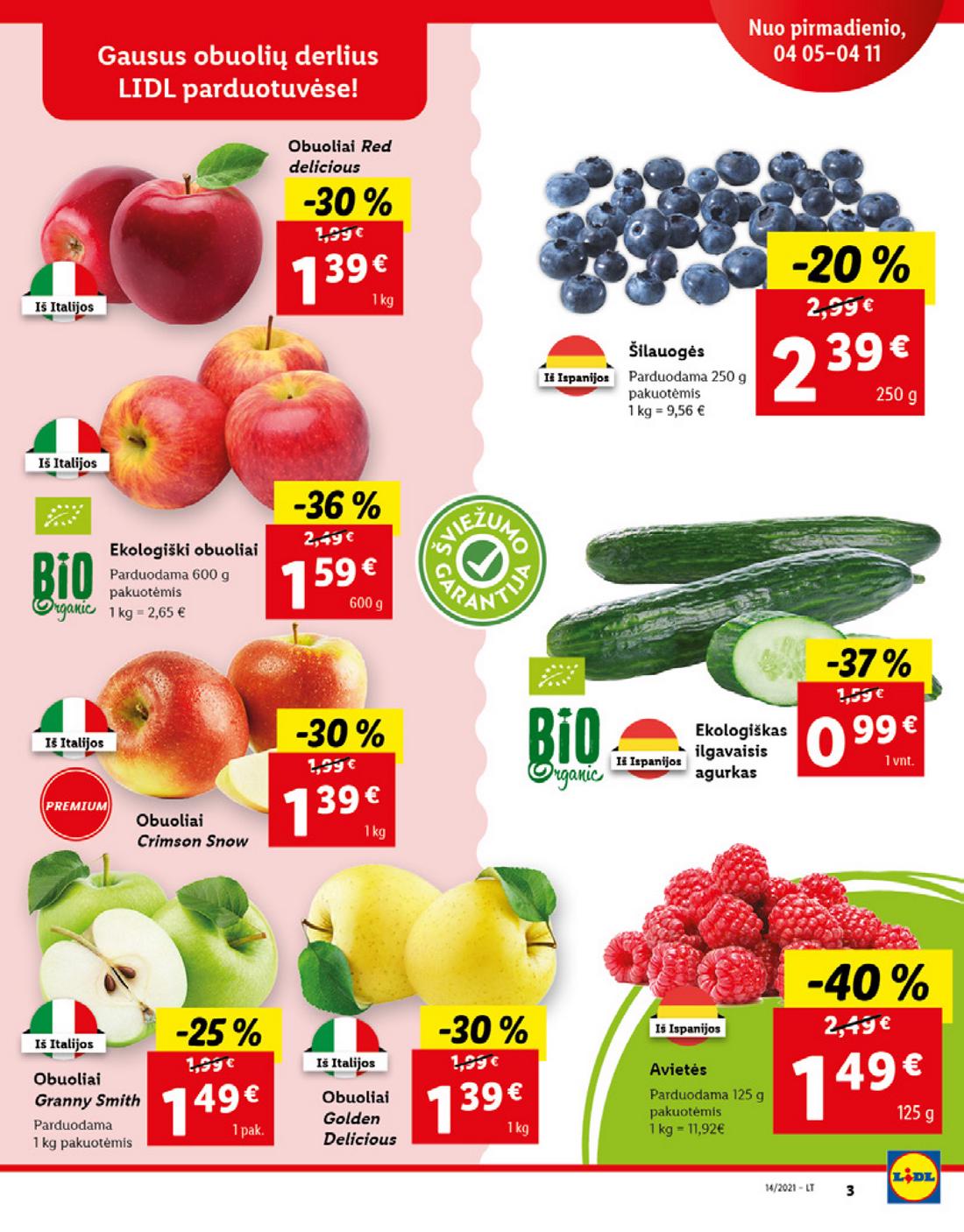 Lidl maisto prekių pasiūlymai akcijos nuo 
  2021-04-05 iki 
  2021-04-11 | Leidinukas.lt puslapis 3