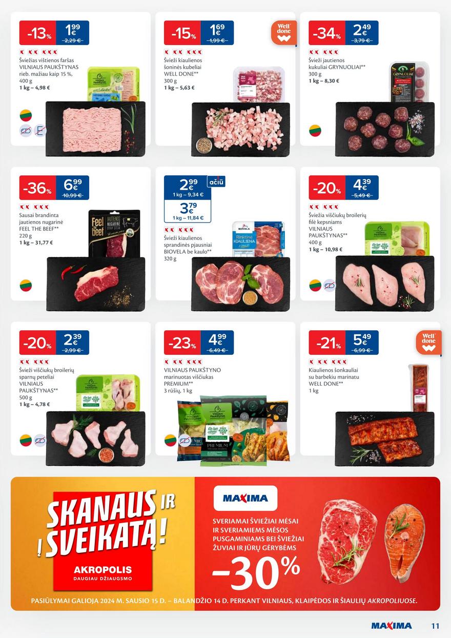 Maxima kaininis leidinys akcijos nuo 
  2024-02-27 iki 
  2024-03-04 | Leidinukas.lt puslapis 11