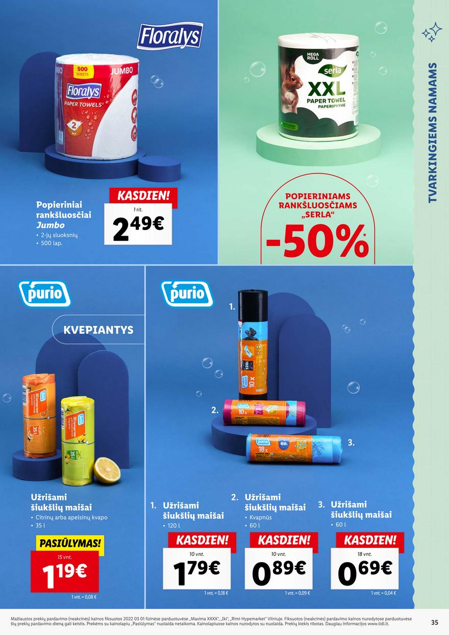 Lidl pasiūlymai akcijos nuo 
  2022-03-07 iki 
  2022-03-13 | Leidinukas.lt puslapis 35