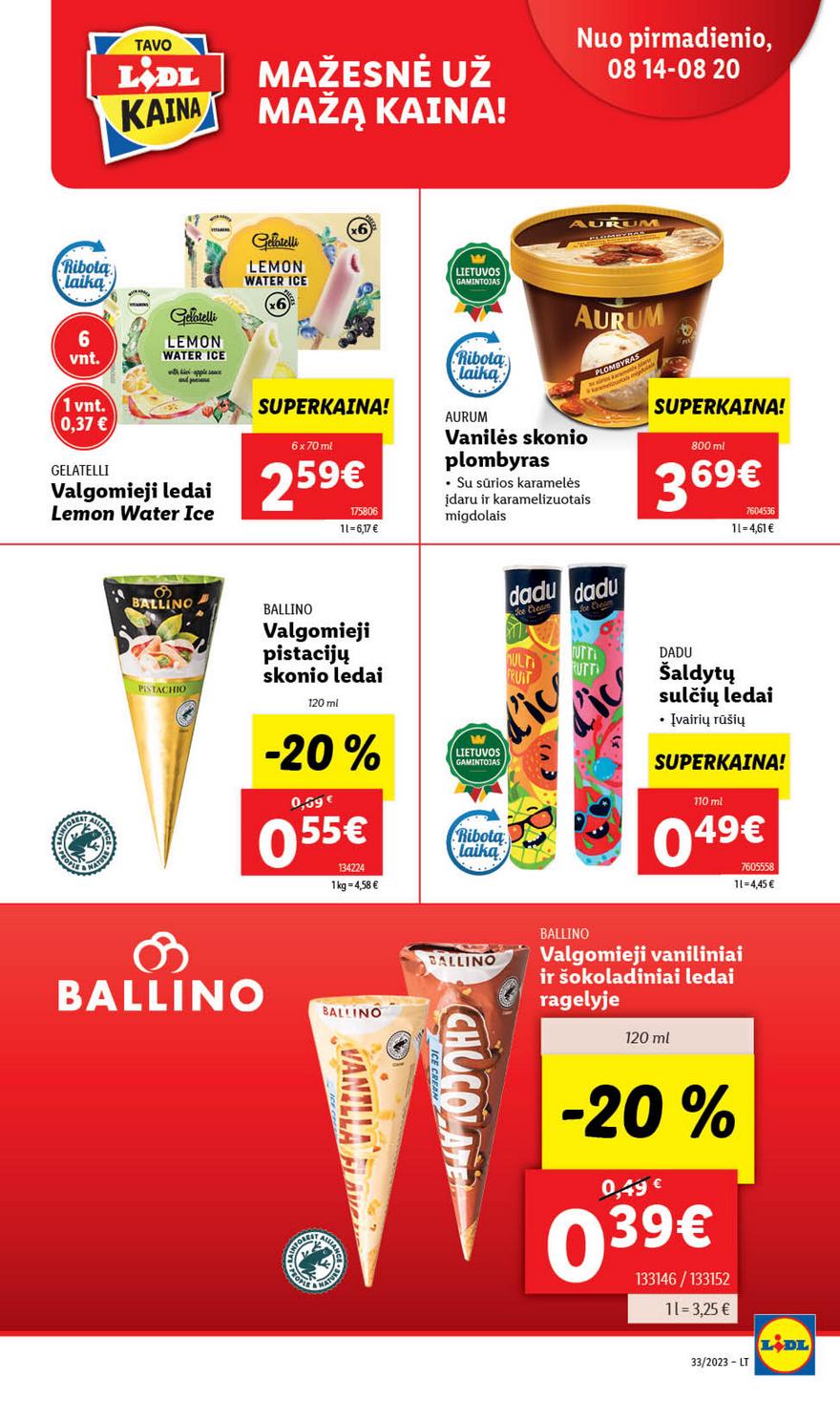 Lidl pasiūlymai akcijos nuo 
  2023-08-14 iki 
  2023-08-20 | Leidinukas.lt puslapis 28