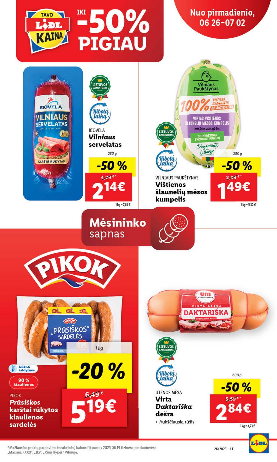 Lidl maisto prekių pasiūlymai akcijos nuo 
  2023-06-26 iki 
  2023-07-02 | Leidinukas.lt puslapis 32