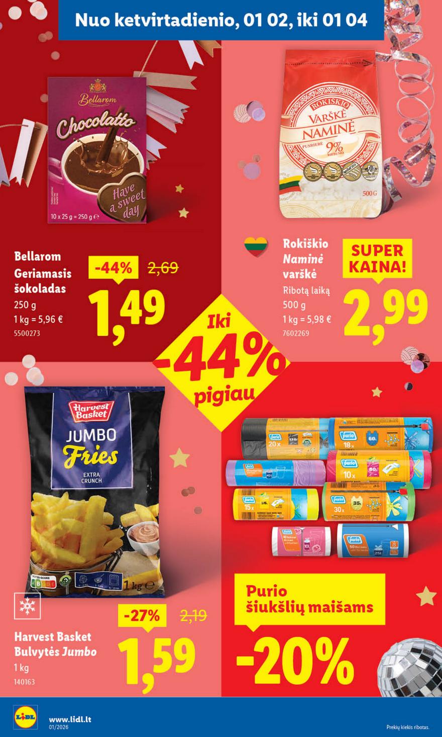 Lidl leidinys akcijos nuo 
  2025-12-29 iki 
  2026-01-04 | Leidinukas.lt puslapis 38