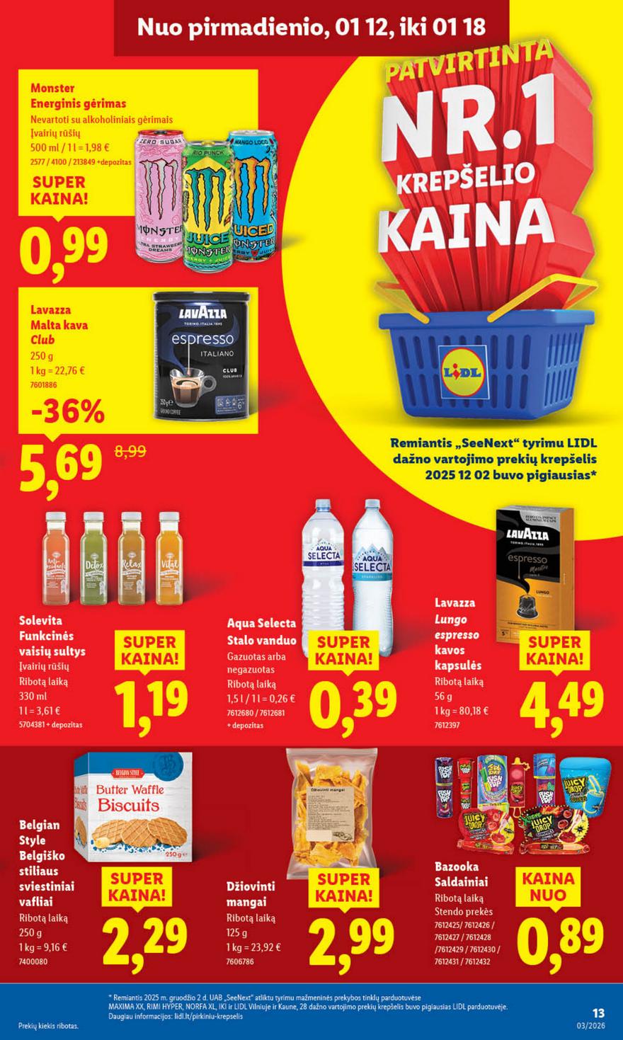 Lidl leidinys akcijos nuo 
  2026-01-12 iki 
  2026-01-18 | Leidinukas.lt puslapis 15